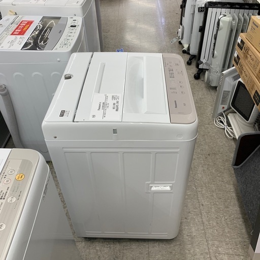【軽トラック無料貸出！Panasonic  全自動洗濯機６.０Kg】