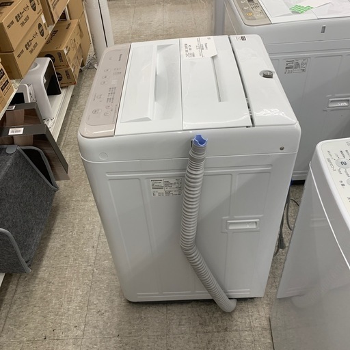 【軽トラック無料貸出！Panasonic  全自動洗濯機６.０Kg】