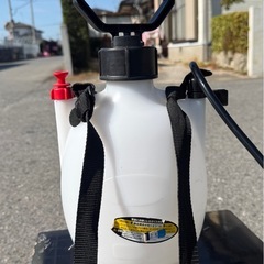 工進　KOSHIN 蓄圧式 噴霧器 タンク 4L ミスターオート HS-401KER ノズル破損してます　防除 消毒 散布　除草　草殺しの画像