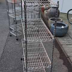 【リサイクルショップどりーむ天保山店】No.4900 　メタルラック　写真参照🎵　美品ですよ～🎵の画像