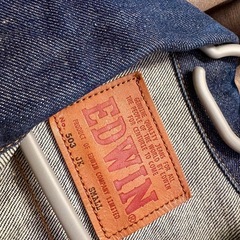 EDWIN デニムジャケット メンズ Sサイズの画像
