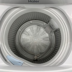 【軽トラック無料貸出！＋家電1年保証対象商品！】Haier 全自動洗濯機5.5kgの画像