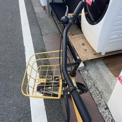 20インチ　自転車　イエローの画像