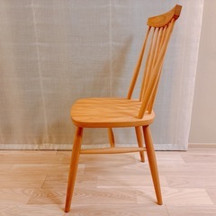 モモナチュラル　ダイニングチェア　2脚の画像