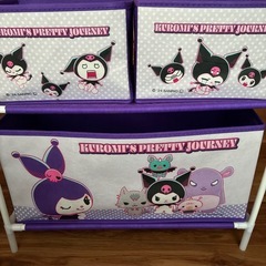 ３ボックス付き収納ケース　
クロミの画像