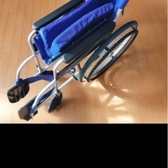 未使用品　車椅子  車いす（自走・アルミ）背固定 NEO-0(400MM) ｸﾙﾏｲｽ(ｼﾞｿｳ･ｱﾙﾐ)ｾｺﾃｲ【日進医療器】　定価5万の画像