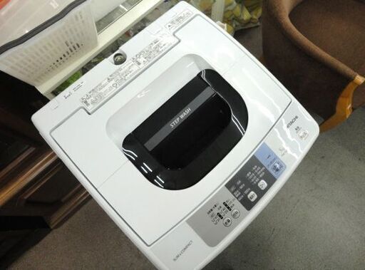 ④西岡店 洗濯機 5.0㎏ 2018年製 日立 NW-50B ホワイト  HITACHI 全自動洗濯機 単身・1人暮らし