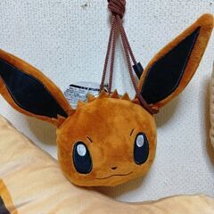 ポケモン　イーブイ、クッション＆がま口＆特大ぬいぐるみセットの画像