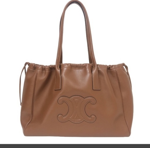 本革　トートバッグ　ブラウン