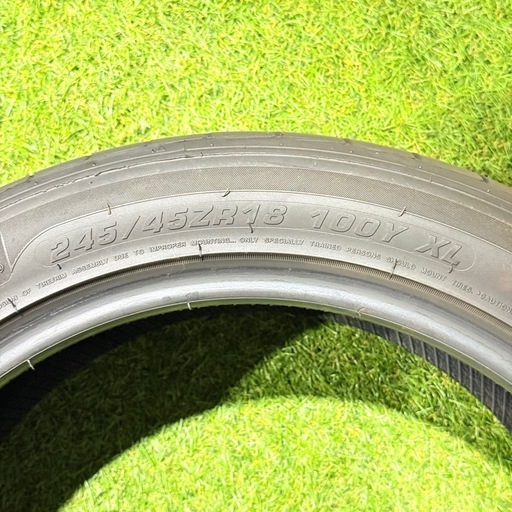【セール】245/45R18 100Y XL 中古タイヤ　4本　2024年製