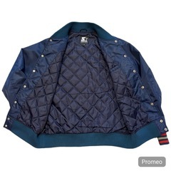 ✨レア・美品✨ STARTER × NAGEL ナイロンスタジャン M ネイビーの画像