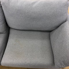 【ドリーム川西店御来店限定】☆ジモティー見たよ♪割引☆ナフコ　3Pソファ　アステール　クリーニング済み 【2125560000035257】の画像