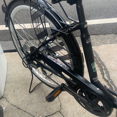 6段変速　自転車　26インチ　ブラック　ノーパンクタイヤの画像