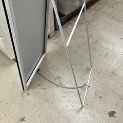 A2511-145 コメリ スチールスタンドミラー ホワイト 中古の画像