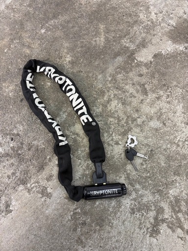 ［自転車専門店］USEDロック☆クリプトナイト・自転車チェーンロック