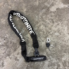 ［自転車専門店］USEDロック☆クリプトナイト・自転車チェーンロックの画像