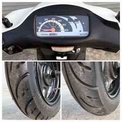 実動 スズキ レッツ2 CA1PA バッテリー新品 タイヤバリ山 大阪 堺市の画像