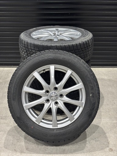 【溝あり】225/60R17 スタッドレス ホイール付
