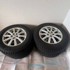 プリウスに装着されていたノーストレックN5 195/65R15 スタッドレス 冬タイヤ4本セットです。の画像
