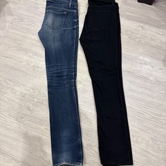 ユニクロ　デニム　63.5cm ストレートの画像