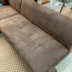 カウチソファー　　幅約220cmの画像