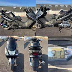 ⭐️マジェスティ125FIインジェクションモデル⭐️色々カスタム仕様⭐️グリップ・オイルなど新品交換済みで快調⭐️の画像