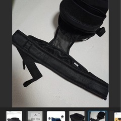 POLBAN BASIC ヒップシート ブラック　シングルショルダー付きの画像