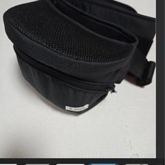 POLBAN BASIC ヒップシート ブラック　シングルショルダー付きの画像