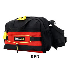 【10%OFF】ショルダー　ウエストバッグ ユニセックス MOUNTAINSMITH KNOLL (HIP BAG) MSCC-0001 6L BLACK / RED 送料無料の画像