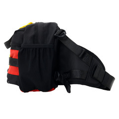 【10%OFF】ショルダー　ウエストバッグ ユニセックス MOUNTAINSMITH KNOLL (HIP BAG) MSCC-0001 6L BLACK / RED 送料無料の画像