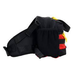 【10%OFF】ショルダー　ウエストバッグ ユニセックス MOUNTAINSMITH KNOLL (HIP BAG) MSCC-0001 6L BLACK / RED 送料無料の画像