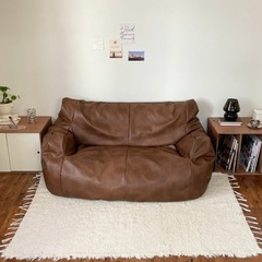 LOOSY　2人掛けビーズソフ アの画像