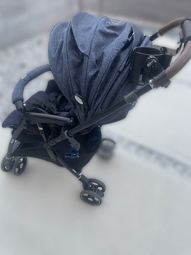 Aprica ラクーナクッションフリー ベビーカー ネイビー レザー　価格交渉可