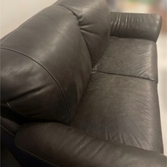 🏷️Nicoletti ニコレッティ　ソファ ダークブラウン　【非対面・引き取り限定】 の画像