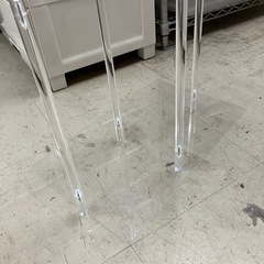 A2511-146 オシャレでモダンなアクリル製サイドテーブル 中古の画像