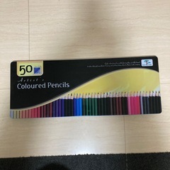 50色鉛筆の画像