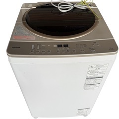 洗濯機 ホワイト/ゴールド TOSHIBA 東芝 AW-10SD3M 10kg
の画像
