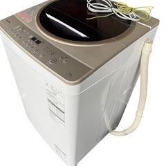 洗濯機 ホワイト/ゴールド TOSHIBA 東芝 AW-10SD3M 10kg
の画像