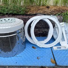 洗濯機の分解クリーニング行っています！配送設置込み　ハーブリラックス4.5K洗濯機2017年製　分解クリーニング済み！！の画像