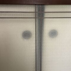 昭和レトロ!! ガラス 引き戸 すりガラス 古民家 1枚 アンティーク 現状品!!  の画像