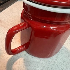 ニトリ　　ホーローオイルポットの画像