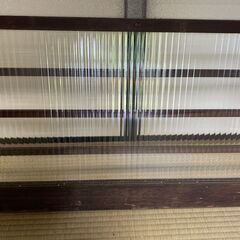 昭和レトロ!! ガラス 引き戸 すりガラス 古民家 1枚 アンティーク 現状品!!  の画像