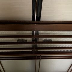 昭和レトロ!! ガラス 引き戸 すりガラス 古民家 1枚 アンティーク 現状品!!  の画像