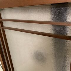 昭和レトロ!! ガラス 引き戸 すりガラス 古民家 1枚 アンティーク 現状品!!  の画像