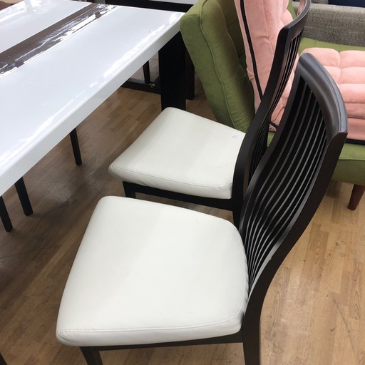 【ドリーム川西店御来店限定】☆ジモティー見たよ♪割引☆シギヤマ家具　ダイニング5点セット　クリーニング済み 【212556000003