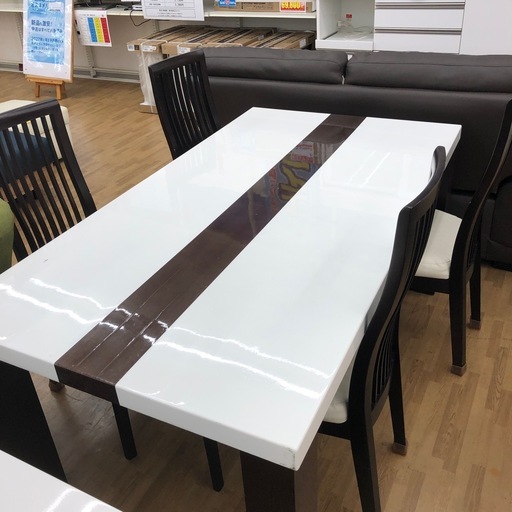 【ドリーム川西店御来店限定】☆ジモティー見たよ♪割引☆シギヤマ家具　ダイニング5点セット　クリーニング済み 【2125560000033988】