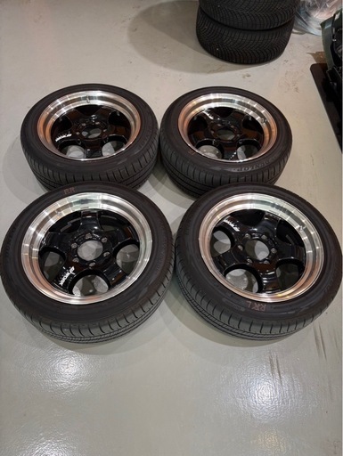 タイヤホイール4本セット225/50/18(ダンロップ、WORK)