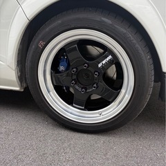 タイヤホイール4本セット225/50/18(ダンロップ、WORK)の画像