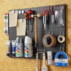 ★自宅まで取りに来てくれる方限定★ スチール有孔ボードの画像