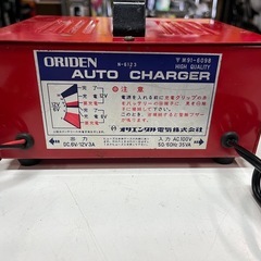 オリエンタル電気 ORIDEN AUTO CHARGER 12V/6V 91-6098 バッテリー充電器 BATTERY CHARGER 3A 35VA 中古品 稼働確認済 ③の画像